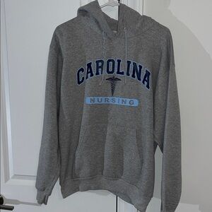 UNC North Carolina Blue Tar Heels Nursing Nurse hoodie hooded sweatshirt sweater